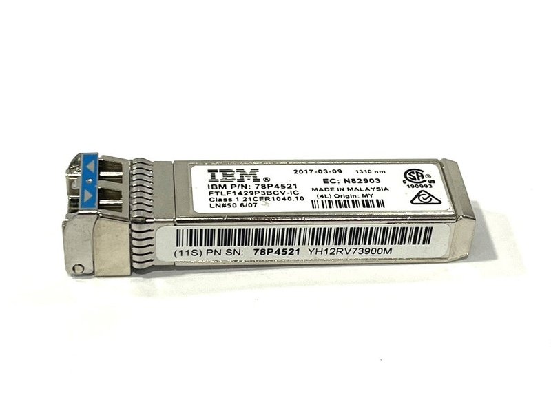 IBM 78P4521 FTLF1429P3BCV-IC 16GB FC 1310nm SFP Transceiver Module *used*