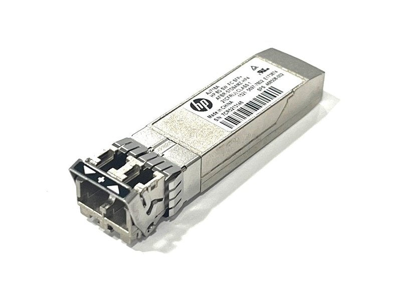 HP AJ718A AFBR-57D9AMZ-HP4 8GB SW FC SFP+ Transceiver *used*