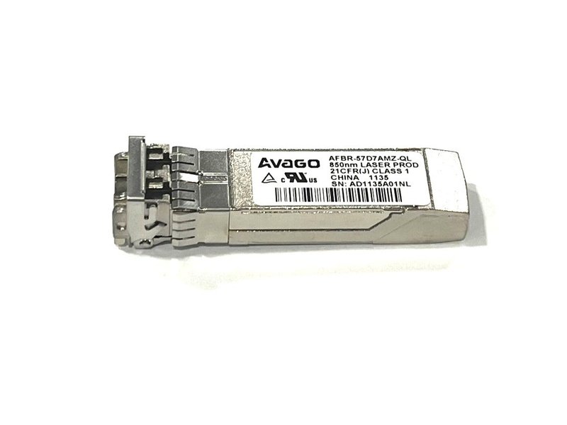 Avago AFBR-57D7AMZ 8GB SFP 850nm Fiber Channel Transceiver Module *used*
