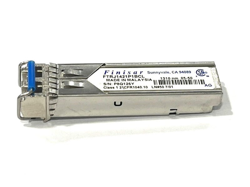 Finisar FTRJ1421P1BCL 1310nm SFP Transceiver Module *used*