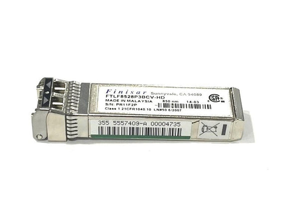 Finisar FTLF8528P3BCV-HD 8G FC 850nm 150m MM SFP+ Transceiver *used*