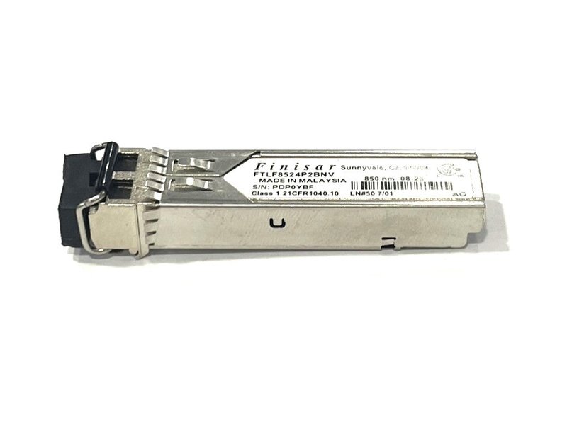 Finisar FTLF8524P2BNV 4.25Gbps 850nm MMF SFP Transceiver Module *used*