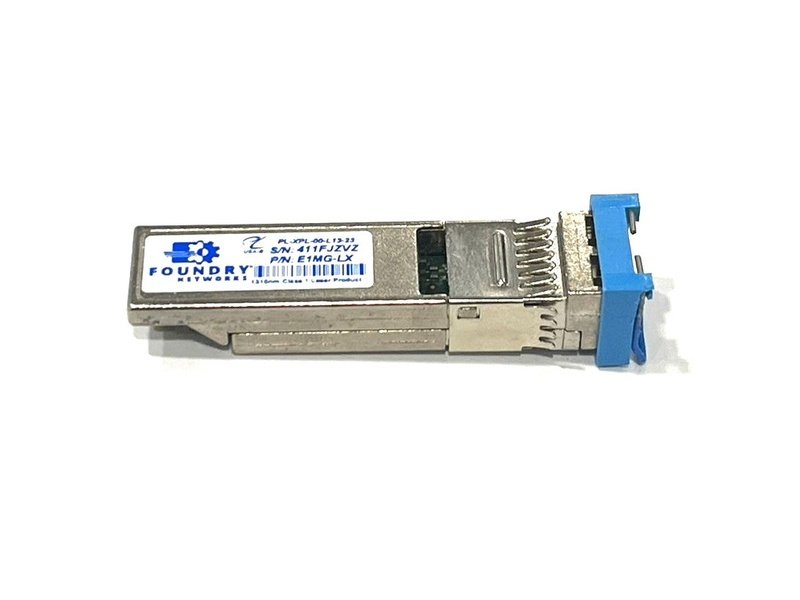 Foundry Networks E1MG-LX 1310nm SFP Transceiver Module *used*