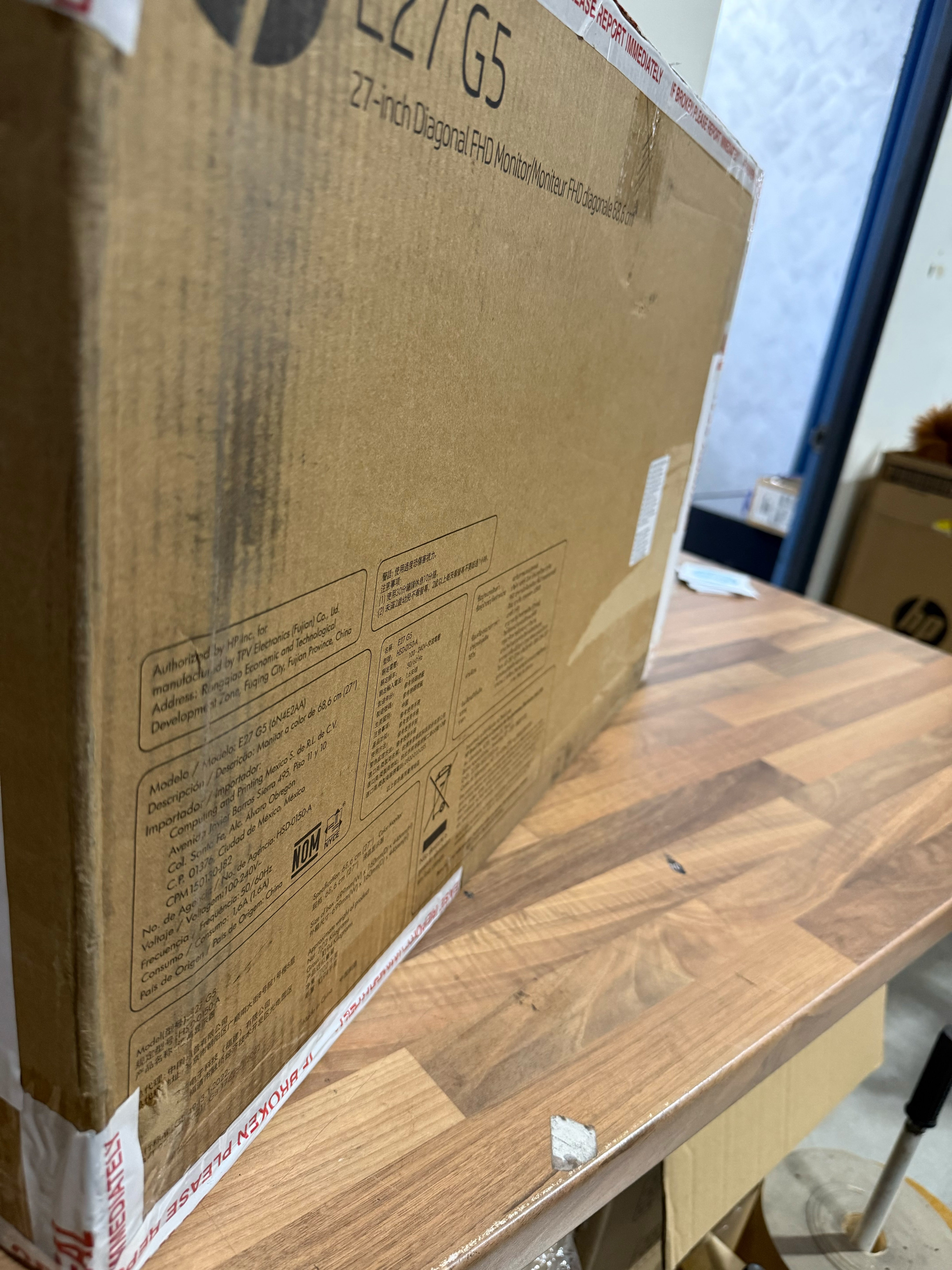 HP E27 G5 27" FHD Anti-Glare IPS Business Monitor 6N4E2AA DEMO