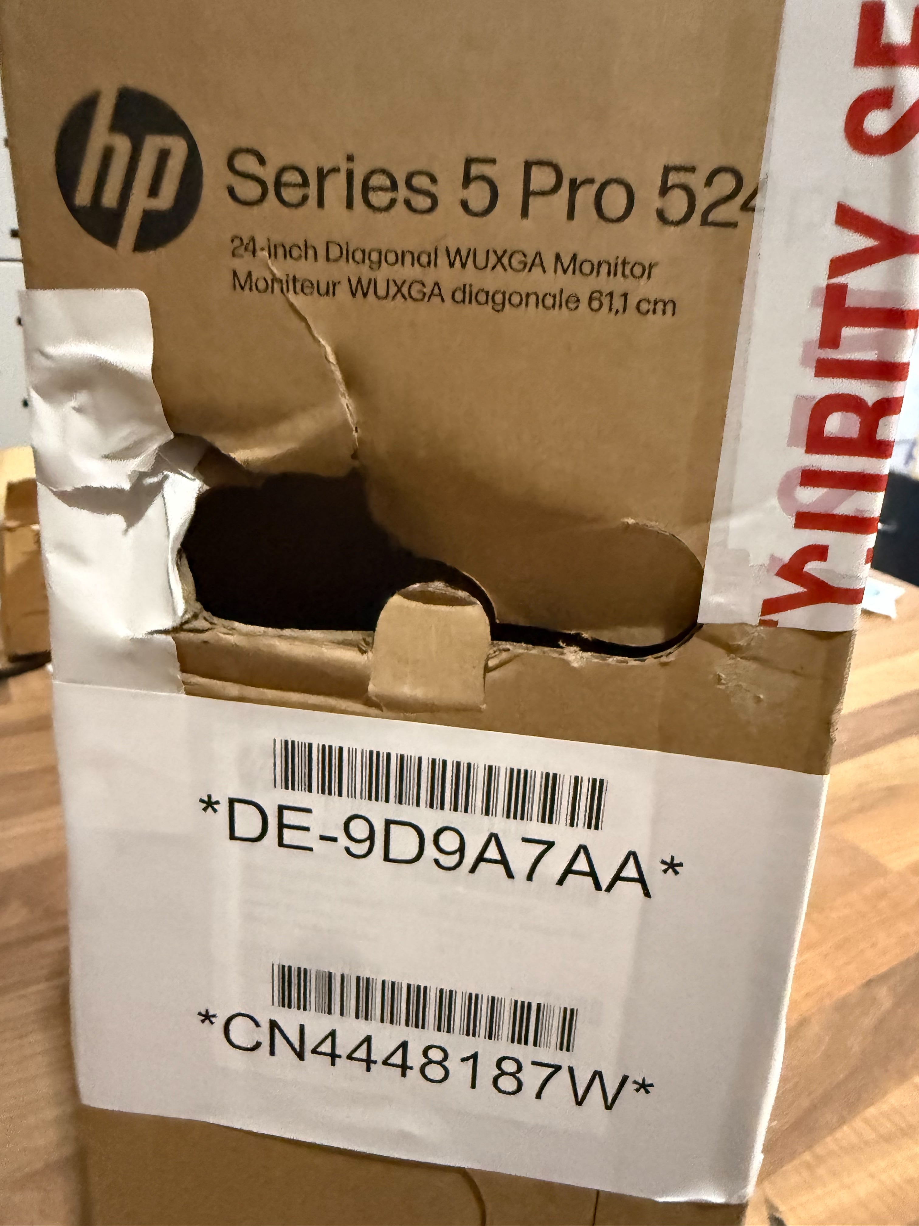 HP 9D9A7AA Series 5 Pro 24" WUXGA IPS Monitor - 524pn DEMO