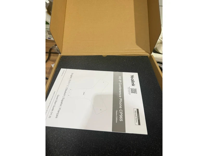 Yealink CP965 Teams PoE Conference Phone, 5" Touch Screen, BT, Wi-Fi, *Open Box New 3 month warranty