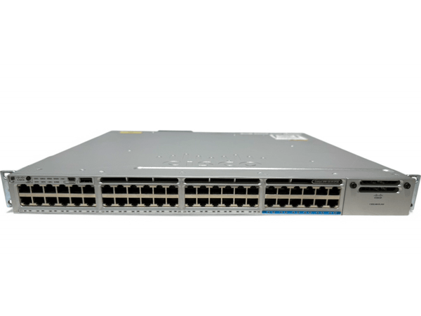 Cisco Catalyst WS-C3850-12X48U-L 48-Port UPOE Gigabit Ethernet Switch with 12 x 10G SFP+ Uplinks – LAN Base