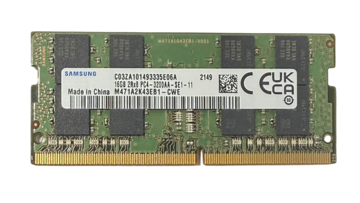 Samsung 16GB DDR4 3200 SODIMM M471A2K43EB2-CWE Laptop Memory with 3 Year Warranty * OPEN BOX Brand New