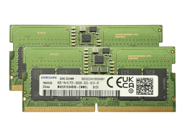 Samsung 16GB (2x8GB) DDR5 5600 SODIMM Laptop Memory