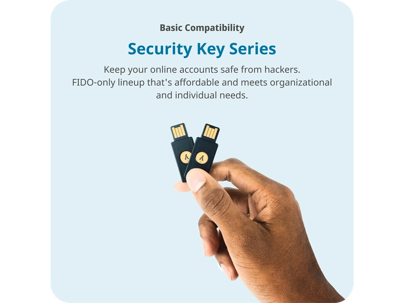 Yubico Yubikey C NFC V5.8 USB-C Security Key – FIDO2, 2FA/MFA - 5060408465301
