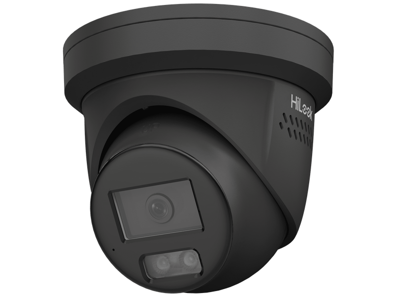 Hikvision HiLook T269H-MU-Sl 6MP Turret, Black, Blue /Red, Fixed 2.8mm, IR 30M, Mic, 3Yr