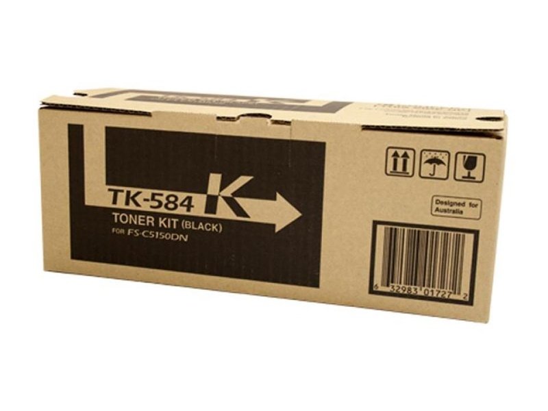 Kyocera Toner Kit TK-584K Black For EcoSys FS-C5150/P6021