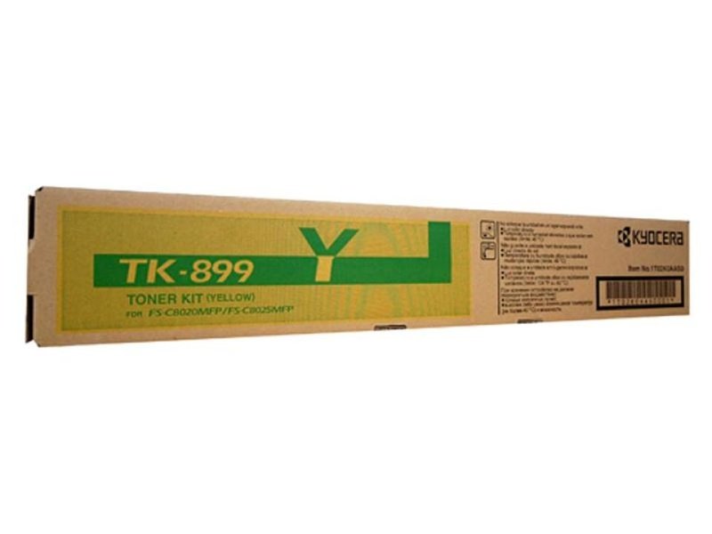 Kyocera Toner Kit TK-899Y Yellow For EcoSys FS-C8520/FS-C8525