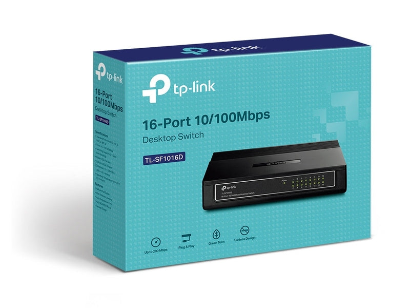 TP-Link TL-SF1016D 16-Port 10/100Mbps Desktop Switch