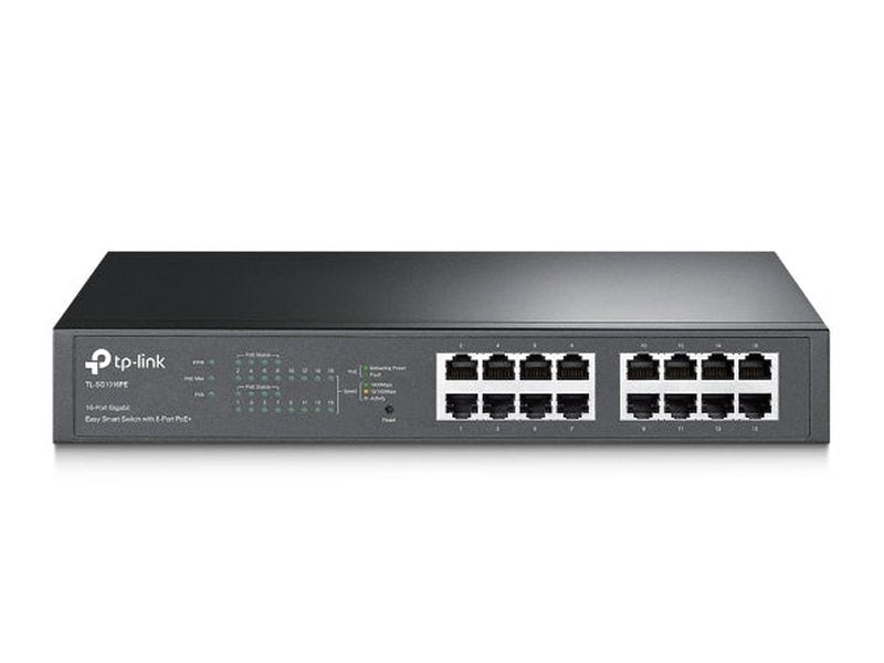 TP-Link TL-SG1016PE 8-Port PoE+ 110W Smart PoE Switch with 4-Port RJ45