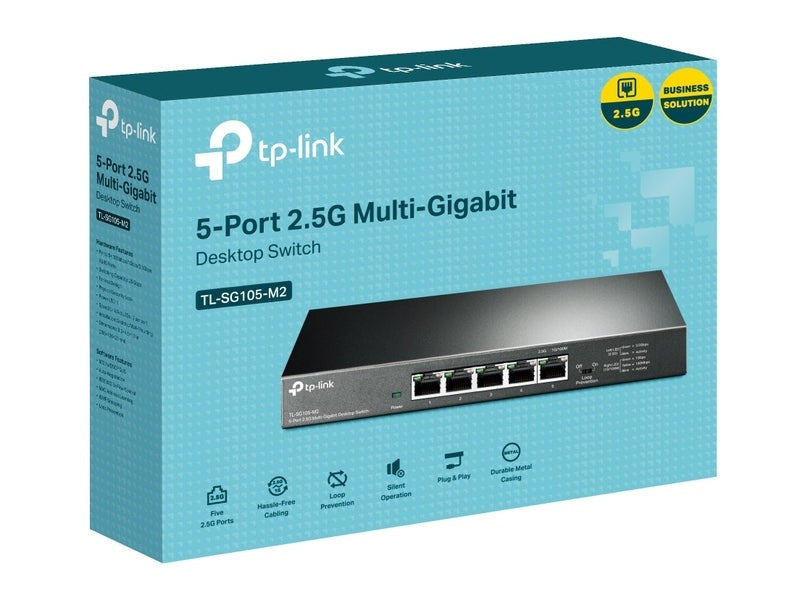 TP-Link TL-SG105-M2 5-Port 2.5G Desktop Switch