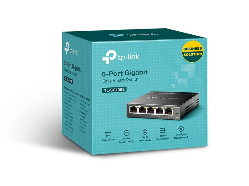 TP-Link TL-SG105E 5-Port Gigabit Easy Smart Switch