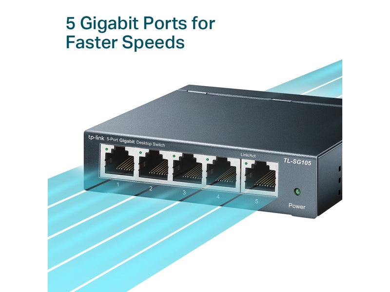 TP-Link TL-SG105 5-Port Gigabit Desktop Switch