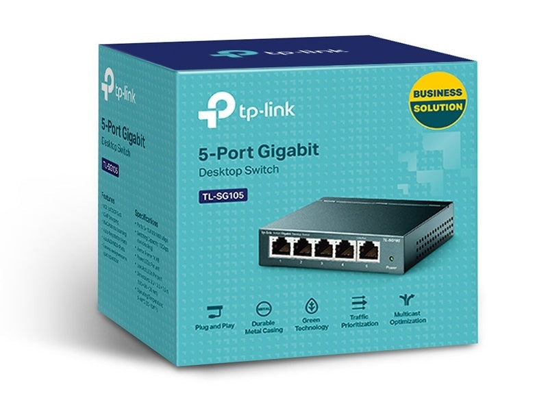 TP-Link TL-SG105 5-Port Gigabit Desktop Switch