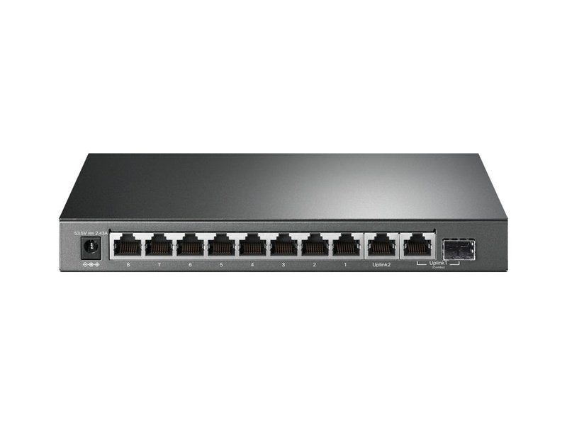 TP-Link TL-SG1210MP 8-Port PoE+ 123W Gigabit Desktop Switch with 1-Port RJ45 and 1 SFP Slots