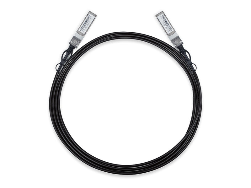 TP-Link SM5220-3M 3 Meter 10G SFP+ Direct Attach Cable, Drives 10 Gigabit Ethernet, 10G SFP+ Connector on Both Sides Replaces TXC432-CU3M