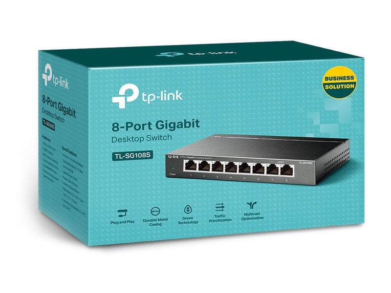 TP-Link TL-SG108S 8-Port Gigabit Desktop Switch