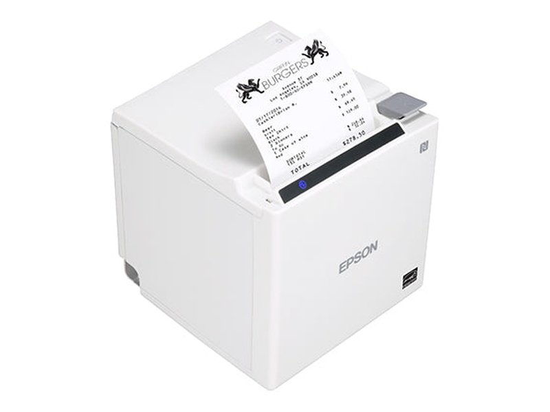 Epson TM-m50-211 Desktop, Mobile Direct Thermal Printer - White