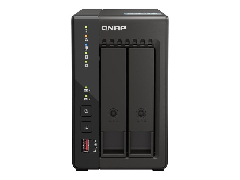 QNAP 2-Bay NAS TS-253E-8G + Seagate NAS HDD 16TB 2 x 8TB Bundle