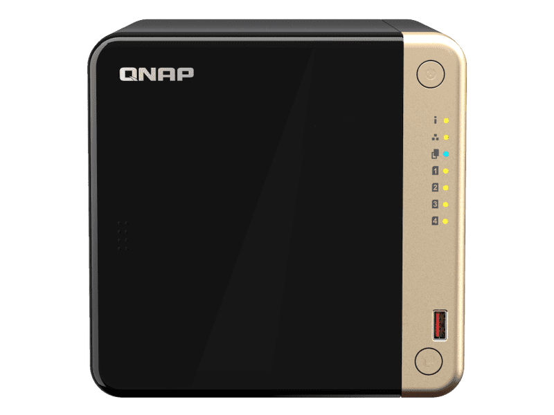 QNAP 4-Bay NAS TS-464-8G + Seagate Exos HDD 32TB 4 x 8TB Bundle
