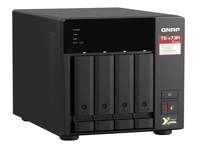 QNAP 4-Bay NAS TS-473A-8G + Seagate Exos HDD 40TB 4 x 10TB Bundle
