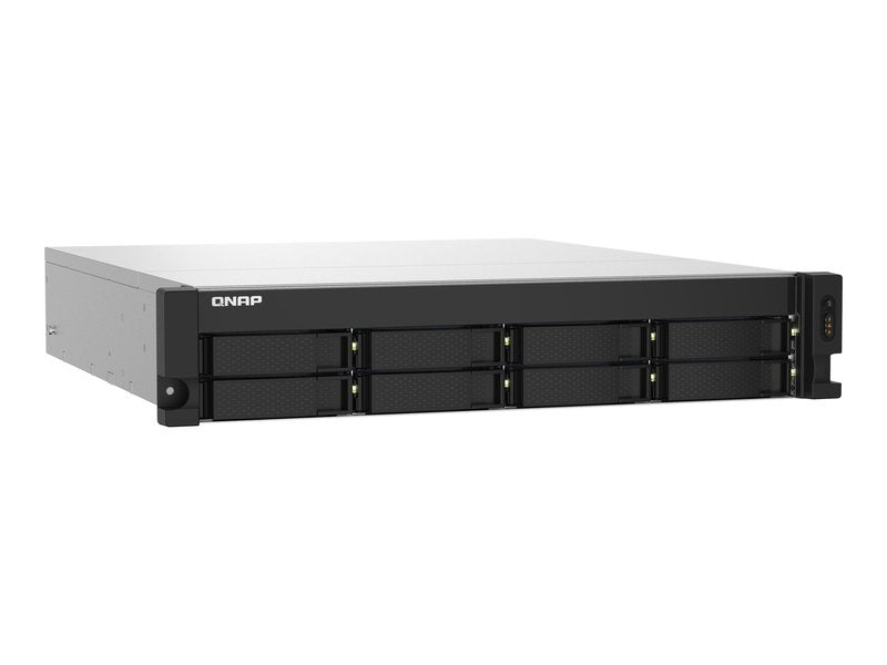QNAP 8-Bay NAS TS-832PXU-4G + Seagate Exos HDD 80TB 8 x 10TB + Rail Kit Bundle