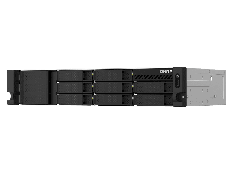 QNAP 8-Bay 2U short depth 12" rackmount Celeron N5105/N5095 NAS Diskless