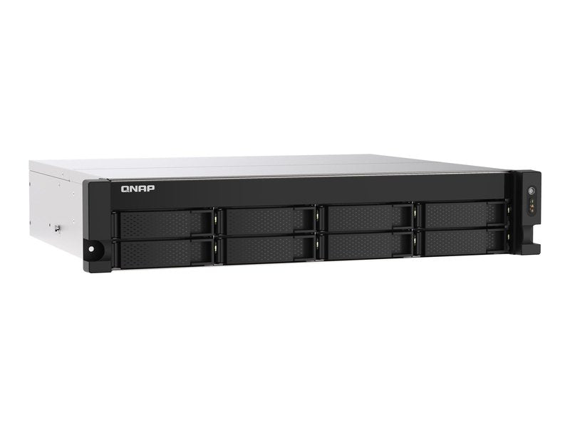 QNAP 8-Bay NAS TS-873AEU-RP-4G + Seagate Exos HDD 128TB 8 x 16TB + Rail Kit Bundle