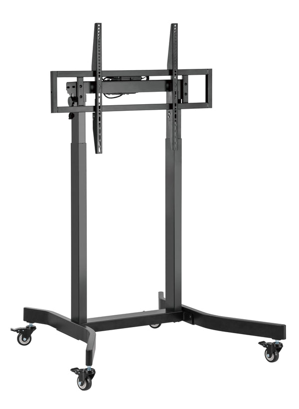 Brateck Standard Motorized TV Cart Fit 55"-100" Matte Black