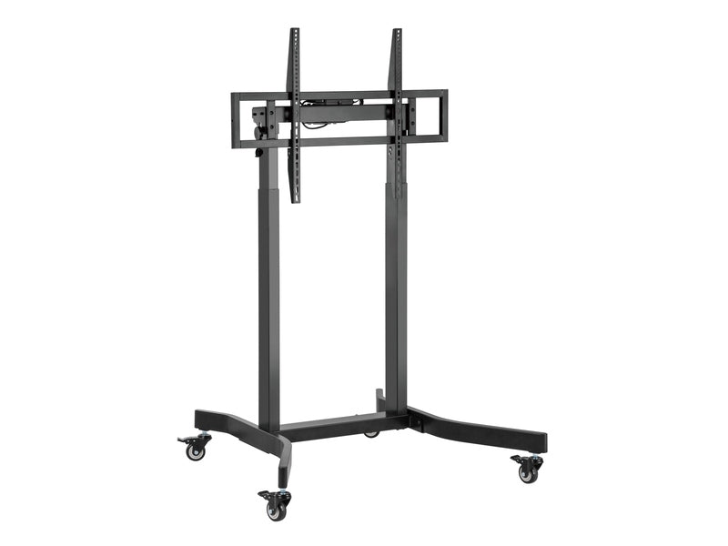 Brateck Standard Motorized TV Cart Fit 55"-100" Matte Black