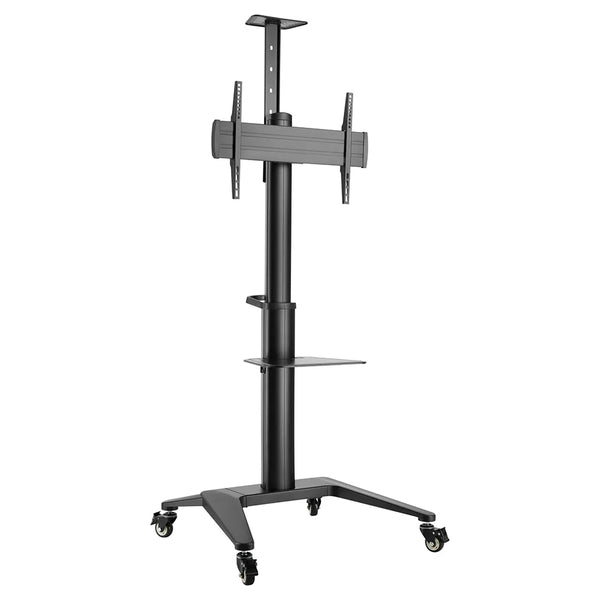 Brateck TTV12-46TW-B Ultra-Modern Aluminum TV Trolley Cart