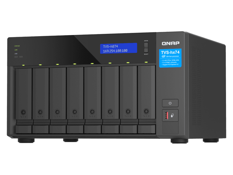 QNAP QuTS hero 8-Bay INTEL Core i9 NAS Diskless