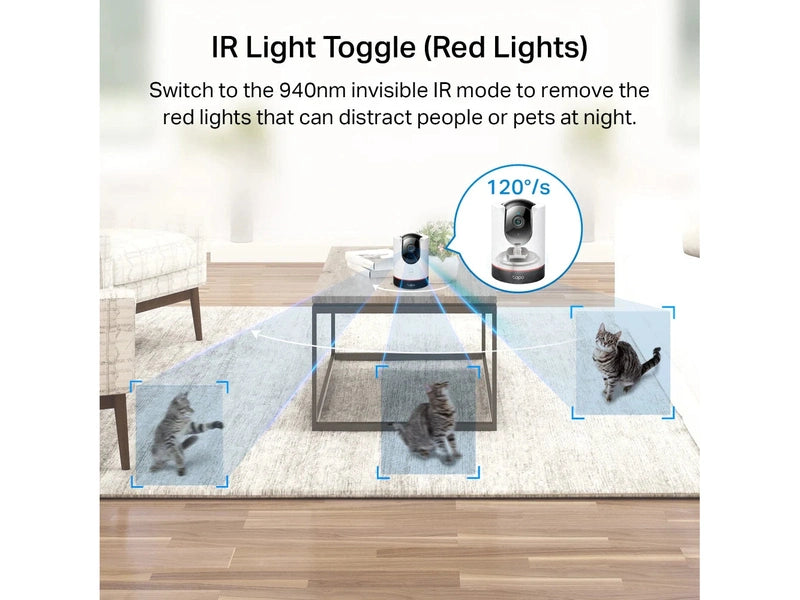 TP-Link Tapo C225 Pan/Tilt AI Home Security Wi-Fi Camera