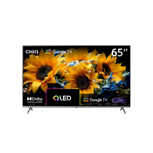 CHiQ U65QM10 65" QM10 4K UHD 330nit QLED mart Google TV, HDR10/HLG, Dolby Vision/Atmos/DAP/DBX, 600x300 VESA 3 Year Warranty