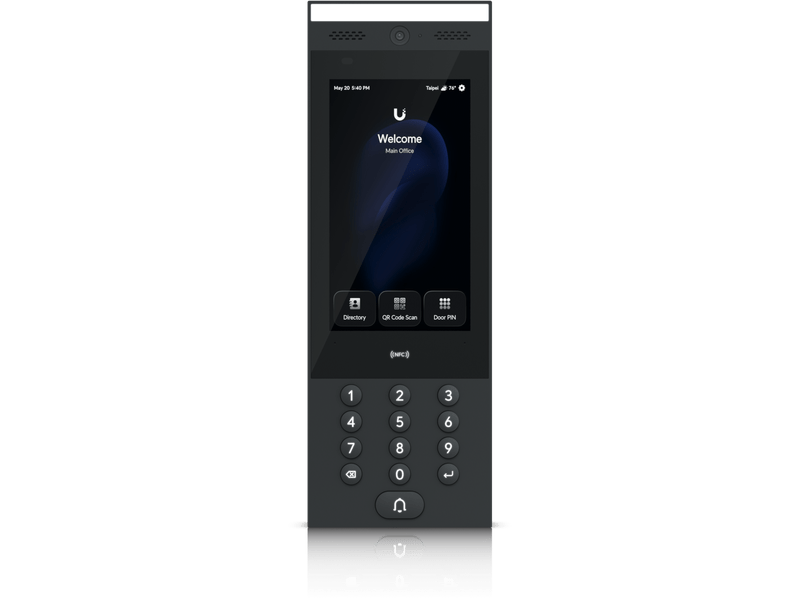 Ubiquiti G3 Intercom, Indoor/Outdoor Intercom Terminal For Managing Residential & Commercial Building Entry Requests With Touch Pass Support