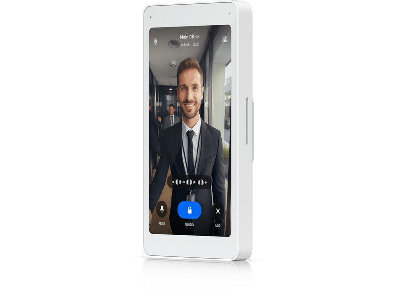 Ubiquiti Intercom Viewer, Display Pair With Access Intercom For Visitor Screening & Remote Access Control