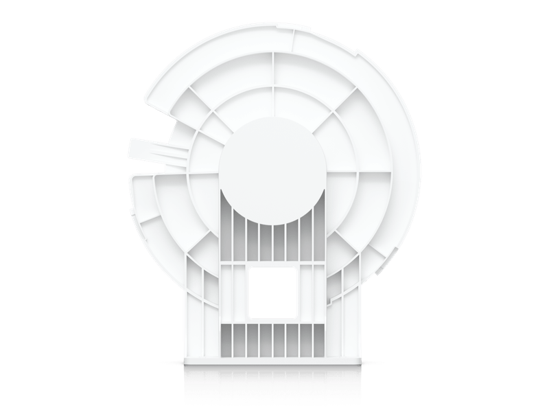 Ubiquiti AP Arm Mount, UACC-AP-AM,Wall mount for full-size UniFi Flagship WiFi Access Points U6/U7-pro, U6-LR, UAP-AC-HD etc. For Outdoor,