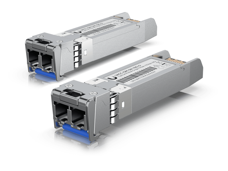 Ubiquiti UniFi 20 Pack,10 Gbps Single-Mode Optical Module, Single-mode, Duplex, Fiber Transceiver, Duplex LC Connect, Up to 10km