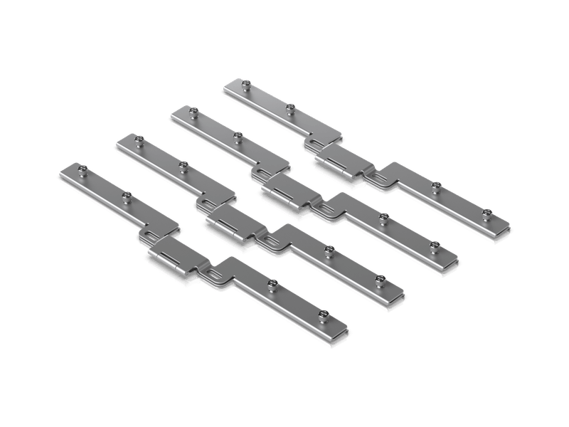 Ubiquiti Toolless Mini Rack Stacking Kit, Easy Install Accessory Set, Connect 2 Toolless Mini Racks To Create 12U Network Rack