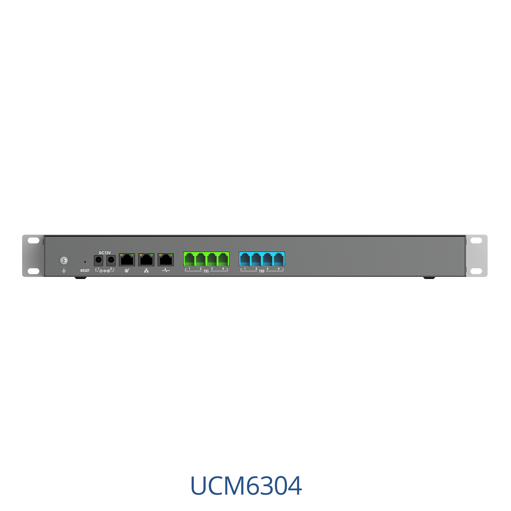 Grandstream UCM6304 4 FXO 4 FXS 2500 Users, Unified Communication & Collaboration Solution