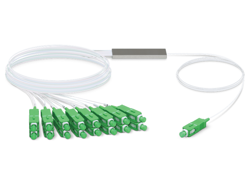 Ubiquiti UFiber Gigabit Passive Optical Network Splitter 1:16, For Use With UFiber OLT Solutions, Terminated With SC/APC Connector,