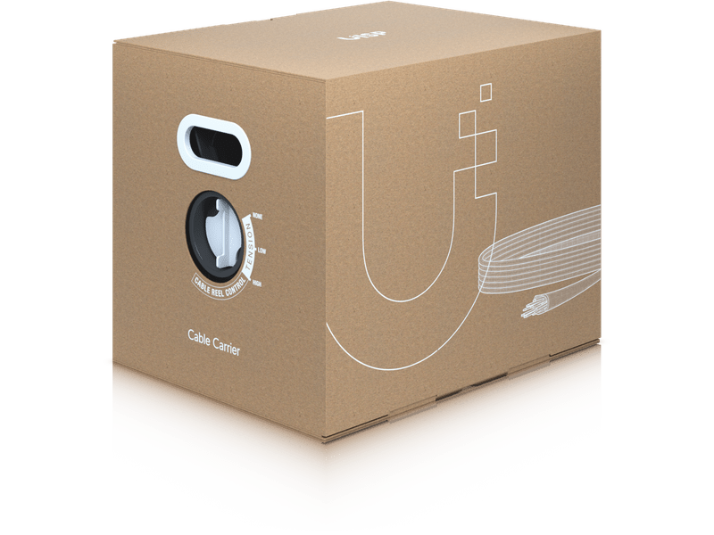 Ubiquiti Cat5e Carrier Outdoor Cable, 305m, Carrier-Class Shielded Cable W/ Integrated ESD Drain Wire, Replaces TC-CARRIER