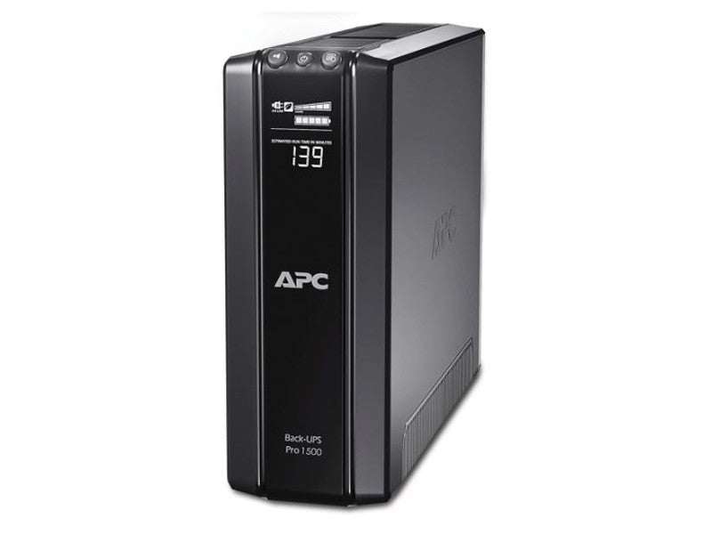 APC Back-UPS Pro 1500VA/865W Line Interactive UPS, Tower, 230V/10A Input
