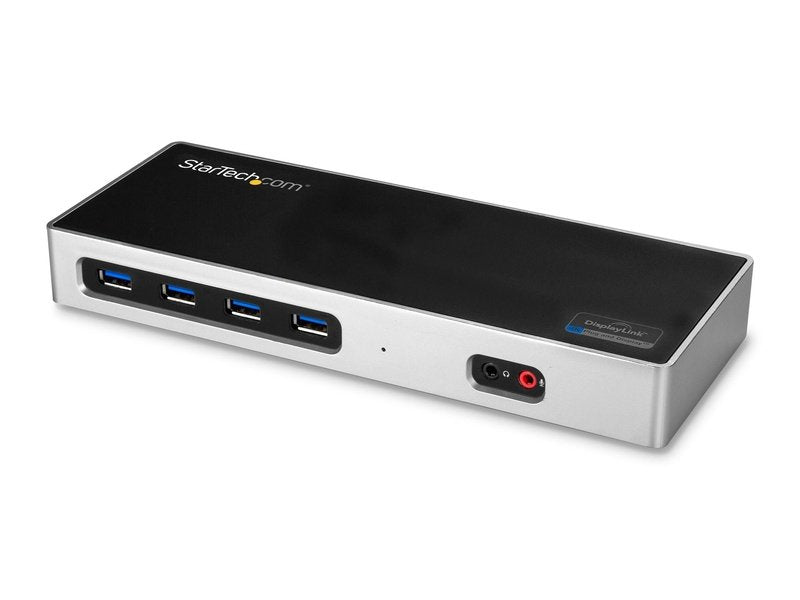 StarTech USB 3.0 4K Dock Triple Display DP 2 HDMI USB 5 RJ45 Lock