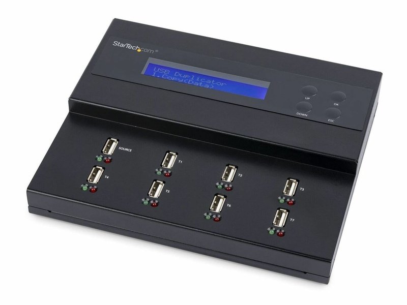 StarTech Standalone 1 To 7 USB Thumb Drive Duplicator/Eraser Multiple Flash Drive Copier